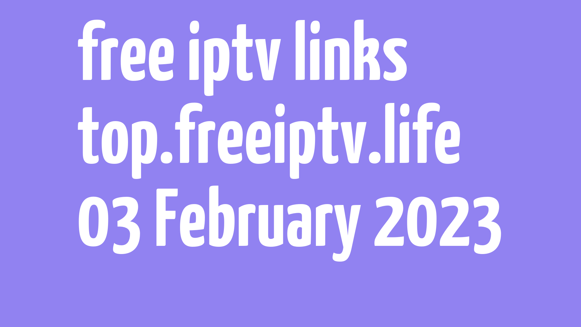 free iptv links 020223